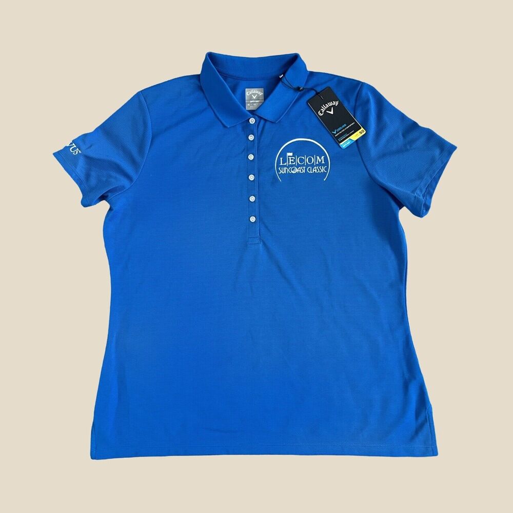 Men’s Callaway Opti Dri Gold polo XL NWT